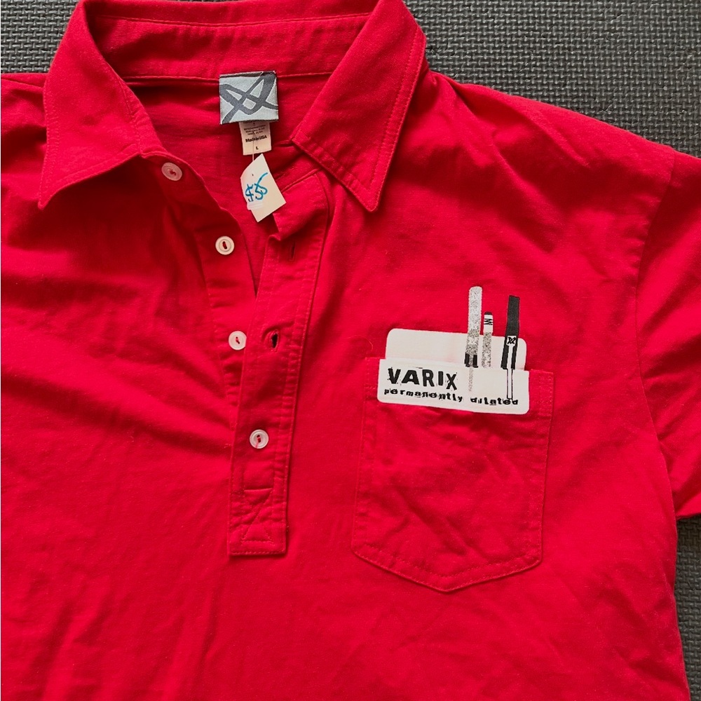 Vibrant Red Polo Shirt